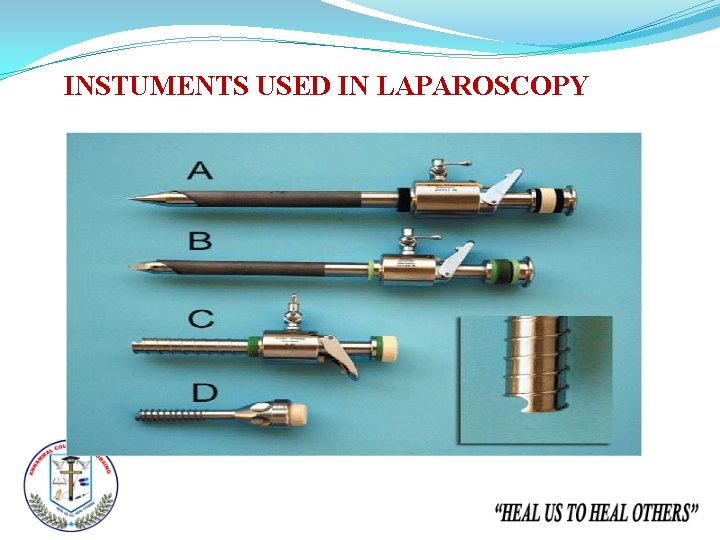 INSTUMENTS USED IN LAPAROSCOPY 