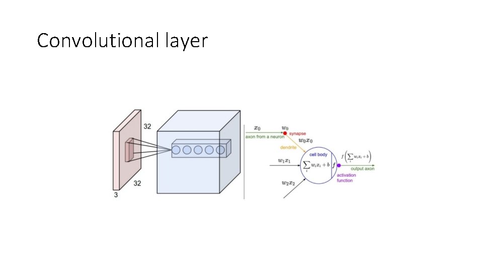 Convolutional layer 