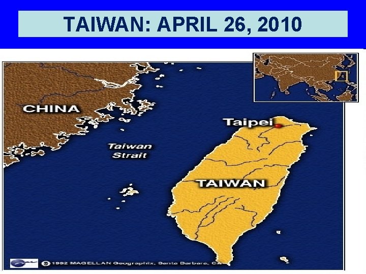 TAIWAN: APRIL 26, 2010 