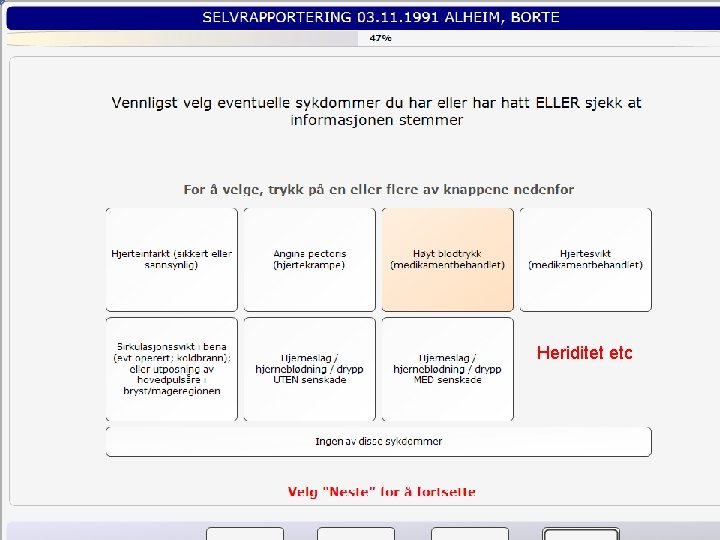 Heriditet etc 