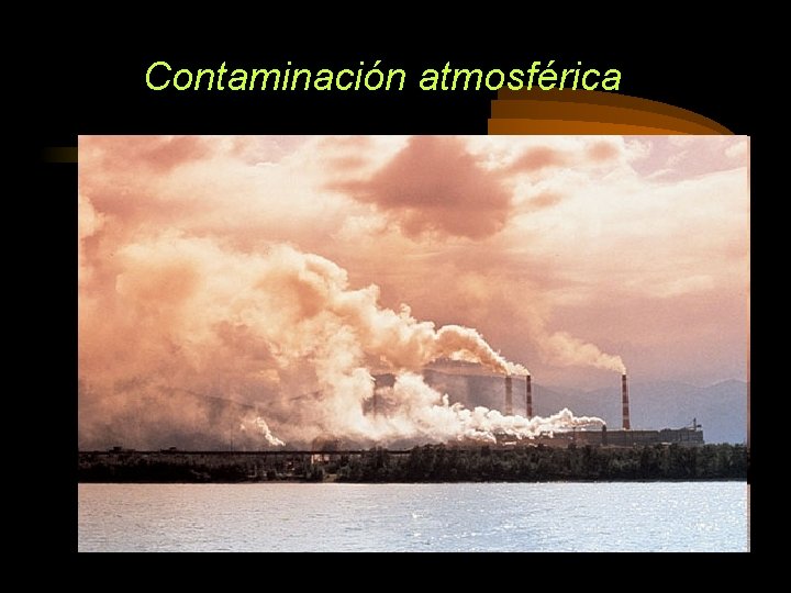 Contaminación atmosférica 