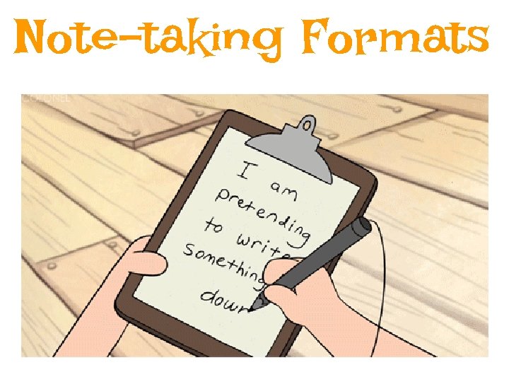 Note-taking Formats 