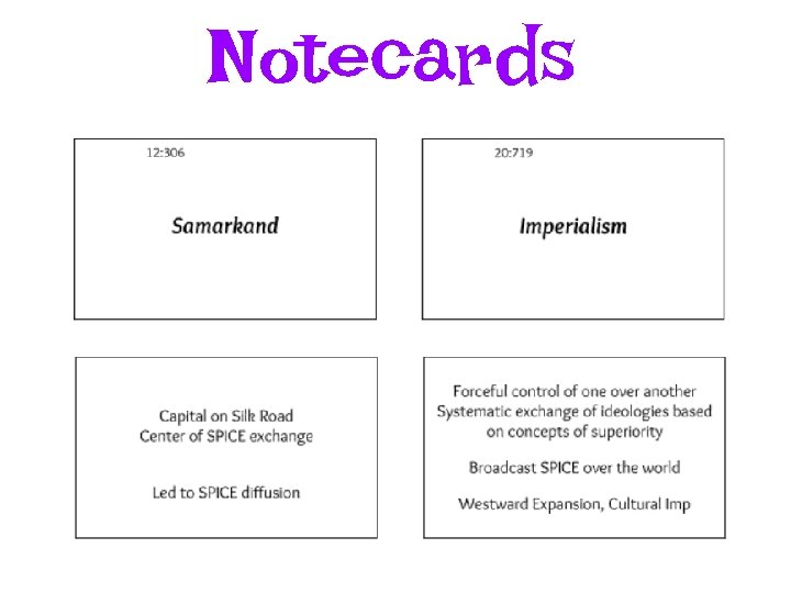 Notecards 