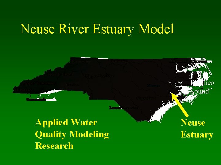 Neuse River Estuary Model Pamlico Sound Applied Water Quality Modeling Research Neuse Estuary 