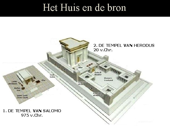 Het Huis en de bron 2. DE TEMPEL VAN HERODUS 20 v. Chr. 1.