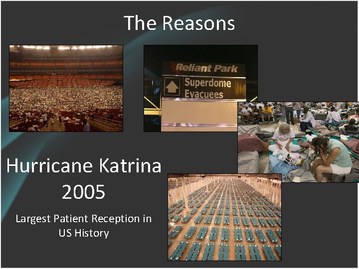 The Reasons Hurricane Katrina 2005 Largest Patient Reception in US History 