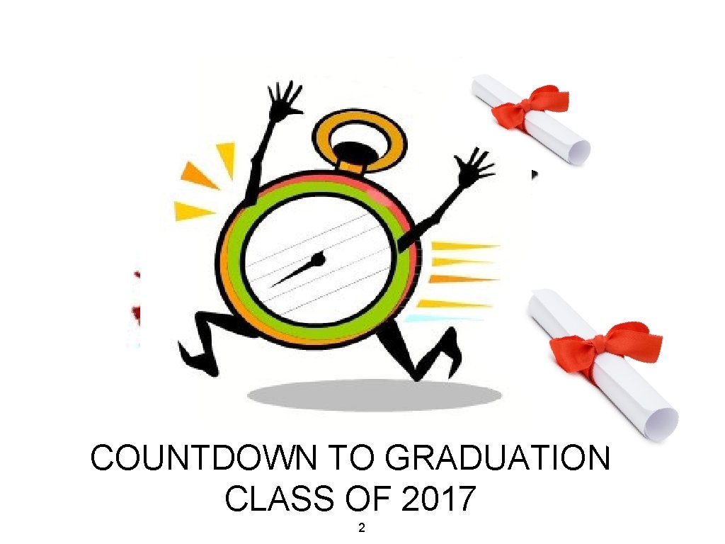 COUNTDOWN TO GRADUATION CLASS OF 2017 2 