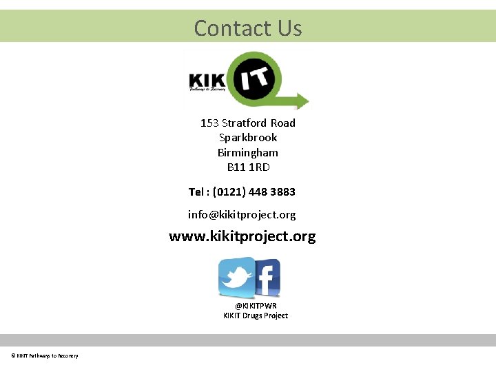 Contact Us 153 Stratford Road Sparkbrook Birmingham B 11 1 RD Tel : (0121)