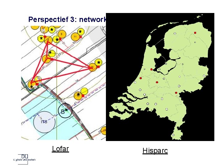 Perspectief 3: network = experiment Lofar Hisparc 