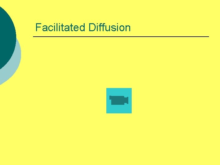 Facilitated Diffusion 