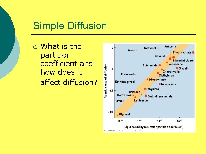 Simple Diffusion ¡ What is the partition coefficient and how does it affect diffusion?