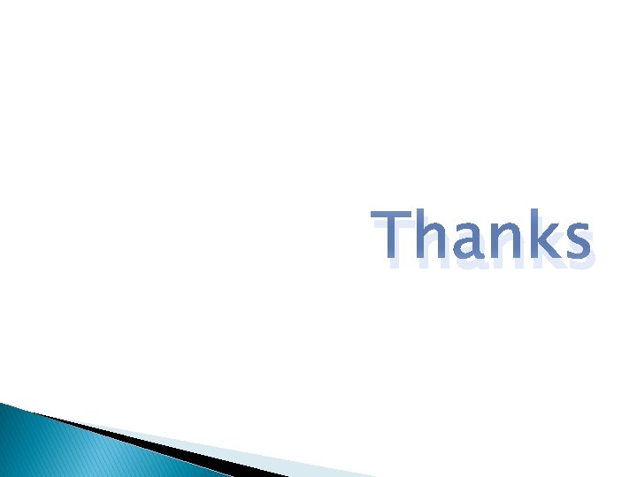Thanks 