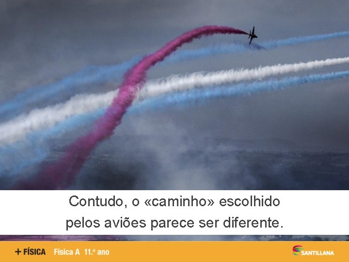 Contudo, o «caminho» escolhido pelos aviões parece ser diferente. 