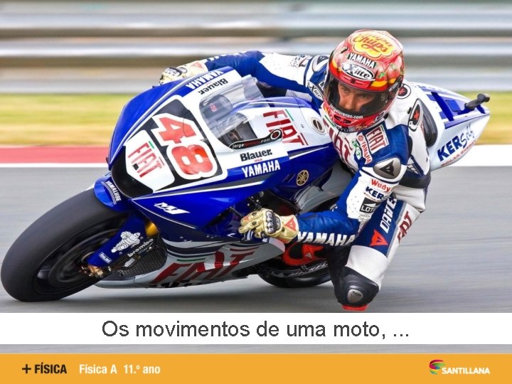 Os movimentos de uma moto, . . . 