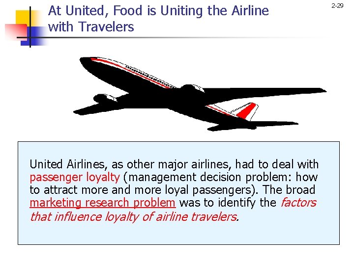 At United, Food is Uniting the Airline with Travelers United Airlines, as other major
