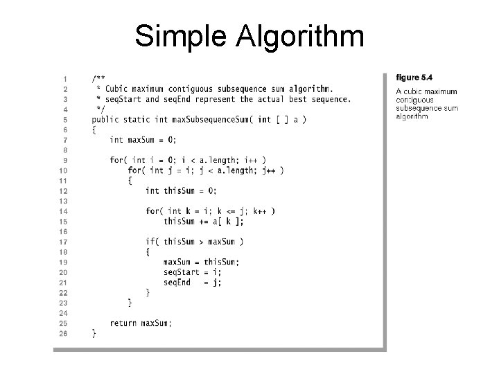 Simple Algorithm 
