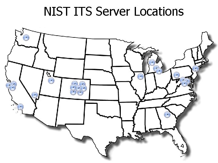 NIST ITS Server Locations 