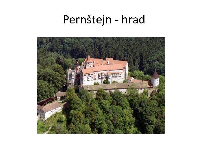 Pernštejn - hrad 