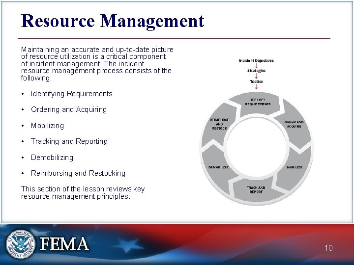 Resource Management Maintaining an accurate and up-to-date picture of resource utilization is a critical