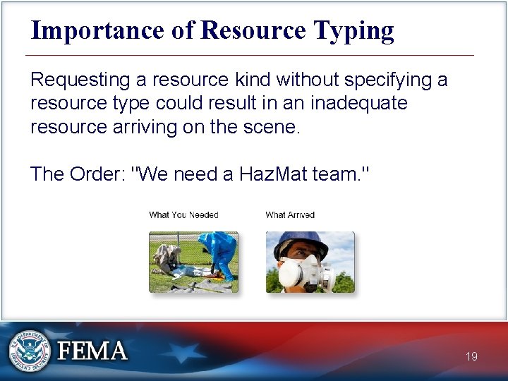 Importance of Resource Typing Requesting a resource kind without specifying a resource type could