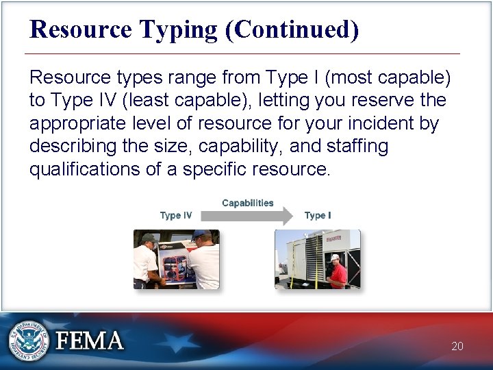 Resource Typing (Continued) Resource types range from Type I (most capable) to Type IV