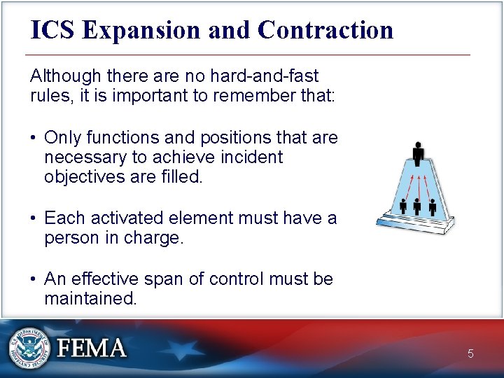 ICS Expansion and Contraction Although there are no hard-and-fast rules, it is important to