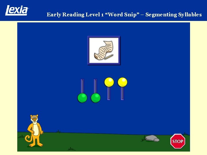 Early Reading Level 1 “Word Snip” – Segmenting Syllables 