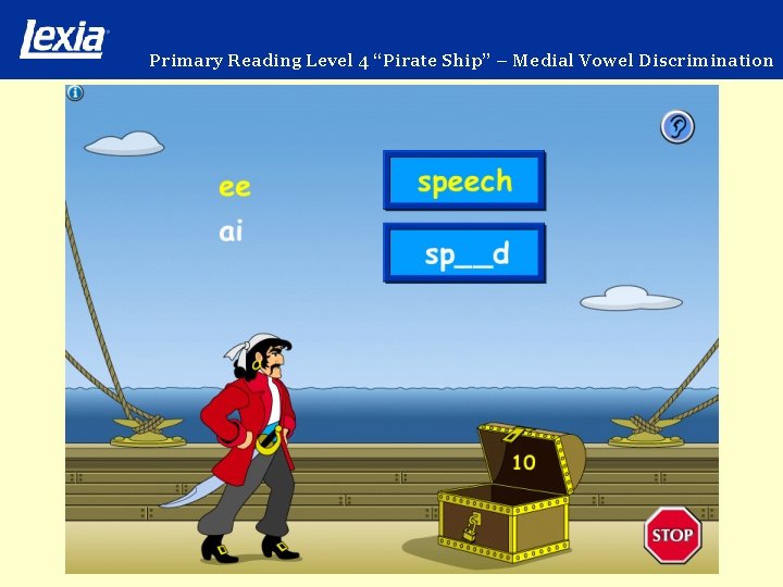 Primary Reading Level 4 “Pirate Ship” – Medial Vowel Discrimination 