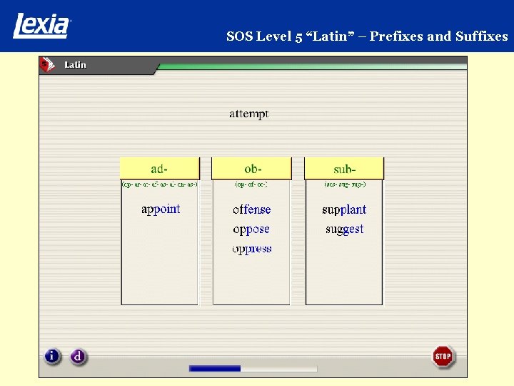 SOS Level 5 “Latin” – Prefixes and Suffixes 