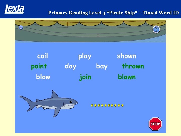 Primary Reading Level 4 “Pirate Ship” – Timed Word ID 