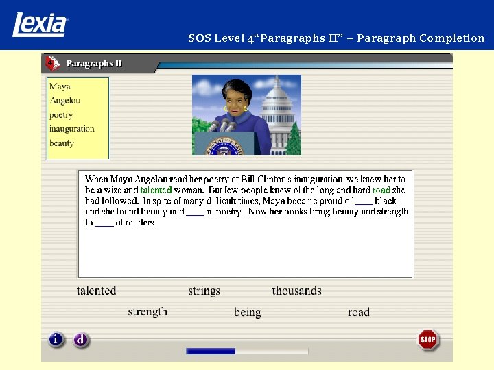 SOS Level 4“Paragraphs II” – Paragraph Completion 