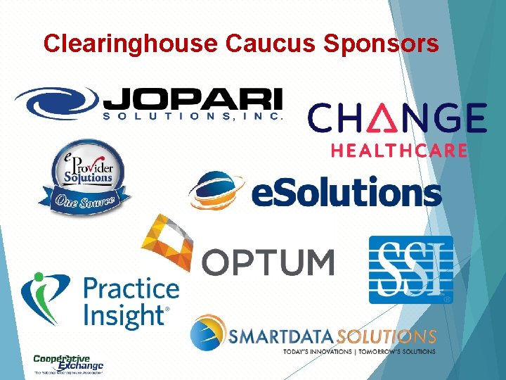 Clearinghouse Caucus Sponsors 
