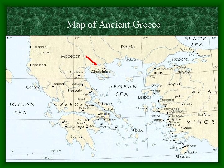 Map of Ancient Greece 