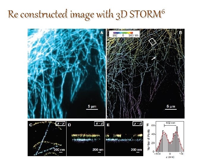 Re constructed image with 3 D STORM 6 