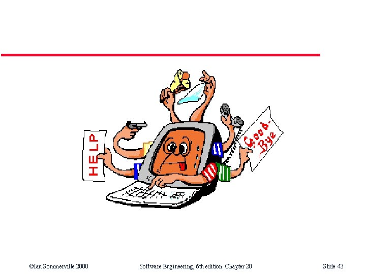 ©Ian Sommerville 2000 Software Engineering, 6 th edition. Chapter 20 Slide 43 