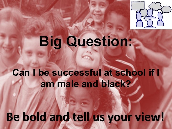 Objectives: - Big Question: Outcomes: - Can I be successful at school if I