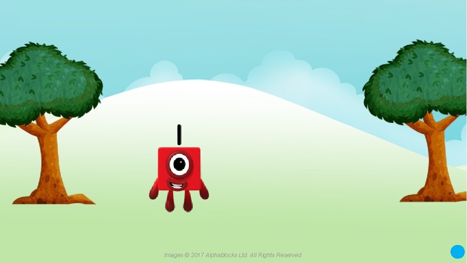 A blue dot in the corner of a slide indicates that there are notes