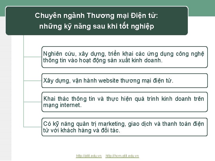 Chuyên ngành Thương mại Điện tử: những kỹ năng sau khi tốt nghiệp Nghiên