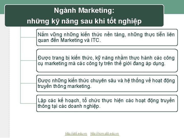 Ngành Marketing: những kỹ năng sau khi tốt nghiệp Nắm vững những kiến thức