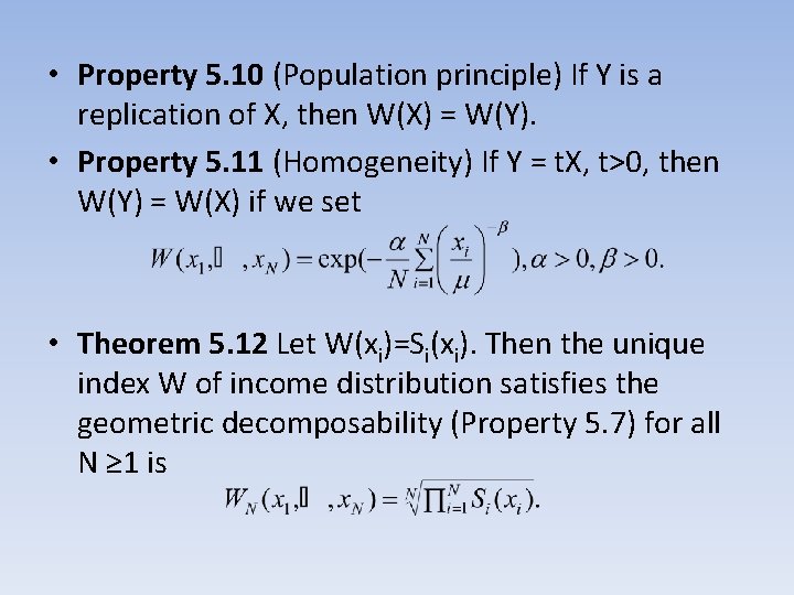  • Property 5. 10 (Population principle) If Y is a replication of X,