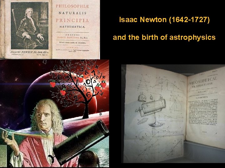 Isaac Newton (1642 -1727) and the birth of astrophysics 