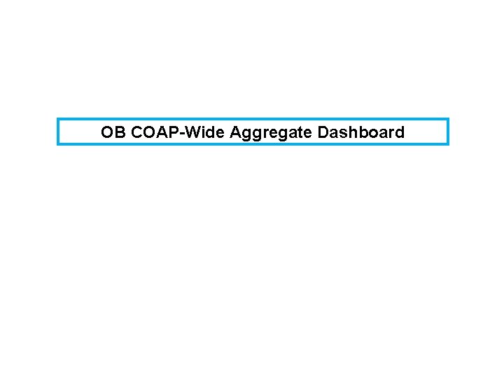 OB COAP-Wide Aggregate Dashboard 
