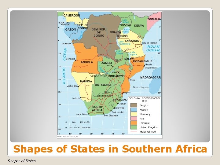 Shapes of States in Southern Africa Shapes of States 