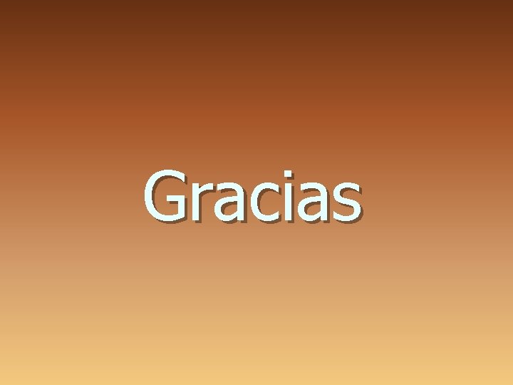 Gracias 