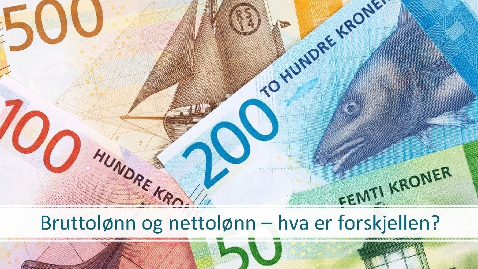 Bruttolønn og nettolønn – hva er forskjellen? 