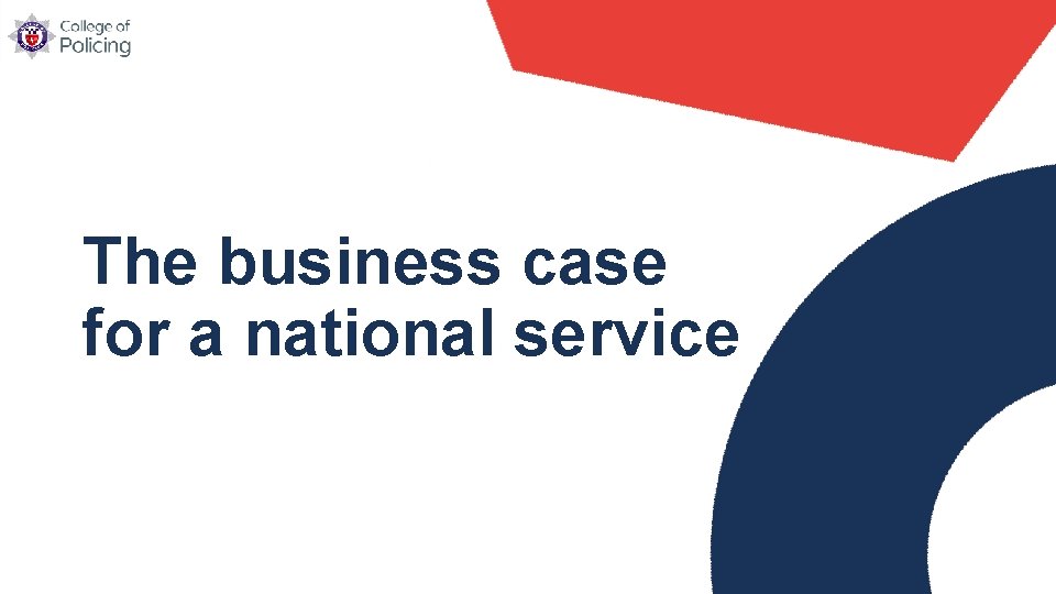 The business case for a national service 