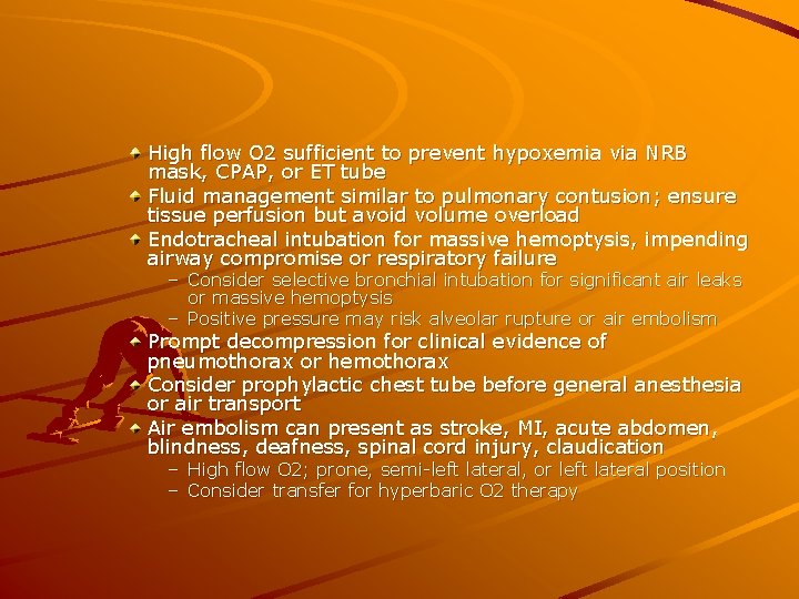 High flow O 2 sufficient to prevent hypoxemia via NRB mask, CPAP, or ET