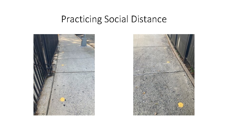 Practicing Social Distance 