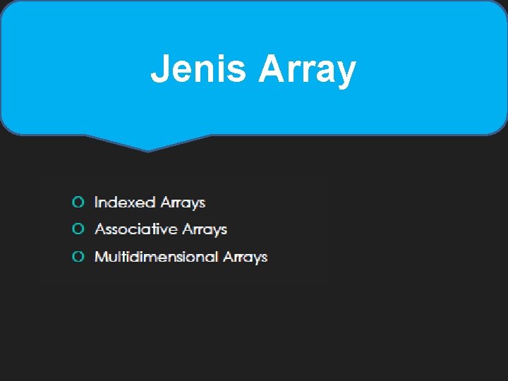 Jenis Array 