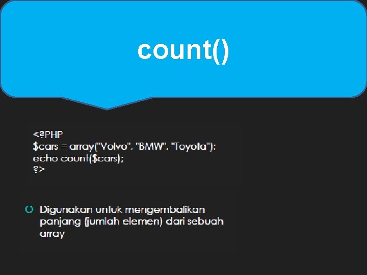 count() count()
